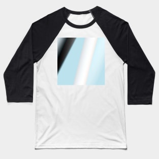 blue white black grey abstract texture art Baseball T-Shirt